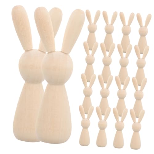 CIMAXIC 16 Stück Kaninchen realistisch für Party Zubehör Figuren Wohnkultur Holzhasen Dekoration Holzkaninchen-Statue Schreibtischdekorationen Mini-Holzhandwerk DIY liefert Khaki CIMAXIC 16 Stück Kaninchen realistisch für Party Zubehör Figuren Wohnkultur Holzhasen Dekoration Holzkaninchen-Statue Schreibtischdekorationen Mini-Holzhandwerk DIY liefert Khaki von CIMAXIC
