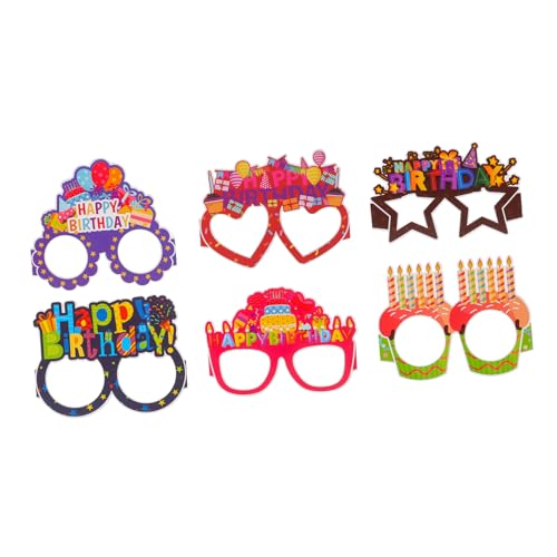 CIMAXIC 18 Stück Geburtstagsdekorationsgläser Geburtstagsbrille Verkaufsstand Geformt Requisiten Party Alles Zum Geburtstag Brille Geburtstagsdekorationen Lustige Brille Papier CIMAXIC 18 Stück Geburtstagsdekorationsgläser Geburtstagsbrille Verkaufsstand Geformt Requisiten Party Alles Zum Geburtstag Brille Geburtstagsdekorationen Lustige Brille Papier von CIMAXIC