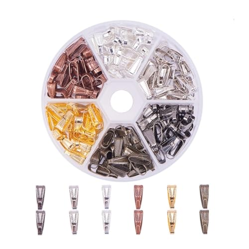 CIMAXIC 180 Stück Metallkupfer -anhängerklemme Melonenschnallenclips Halsketten-anhänger-verschlüsse Halskettenanhänger Selber Machen CIMAXIC 180 Stück Metallkupfer -anhängerklemme Melonenschnallenclips Halsketten-anhänger-verschlüsse Halskettenanhänger Selber Machen von CIMAXIC