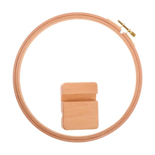 CIMAXIC 1Satz DIY Stickrahmen mit Verstellbarem Holzsockel Traditionelles Chinesisches Handwerk für Kreuzstichprojekte Einfach zu Bedienen und Robust für Anfänger und Erwachsene von CIMAXIC