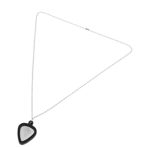 CIMAXIC 1Satz Gitarren Pick Halter Mit Kette Herzförmig Für Bass Und Ukulele Spieler Musik Schmuck Zubehör Mit Picks Für Musiker Und Gitarrenliebhaber CIMAXIC 1Satz Gitarren Pick Halter Mit Kette Herzförmig Für Bass Und Ukulele Spieler Musik Schmuck Zubehör Mit Picks Für Musiker Und Gitarrenliebhaber von CIMAXIC