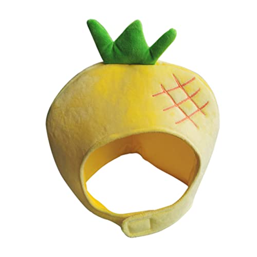 CIMAXIC 1Stk Kopfbedeckung umgedrehte Ananas Neuheit Partyhut Party - Laterne camoing cutermesserser reluval foto plüschiger obsthut Ananas-Kopfschmuck Baumwolle Yellow CIMAXIC 1Stk Kopfbedeckung umgedrehte Ananas Neuheit Partyhut Party - Laterne camoing cutermesserser reluval foto plüschiger obsthut Ananas-Kopfschmuck Baumwolle Yellow von CIMAXIC