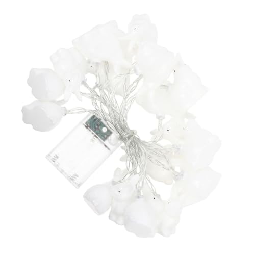 CIMAXIC 1Stück Kaninchen Design LED Lichterkette Ohne Batterie Leds Dekoration Für Osterfeiern Kinderzimmer Und Garten Für Kreative Anlässe von CIMAXIC