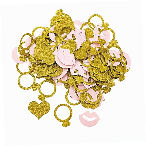 CIMAXIC 2 Packungen à 200 Stück Liebe Diamond Ring Paper Confetti Party Zeremonie Glitzerndes Konfetti CIMAXIC 2 Packungen à 200 Stück Liebe Diamond Ring Paper Confetti Party Zeremonie Glitzerndes Konfetti von CIMAXIC