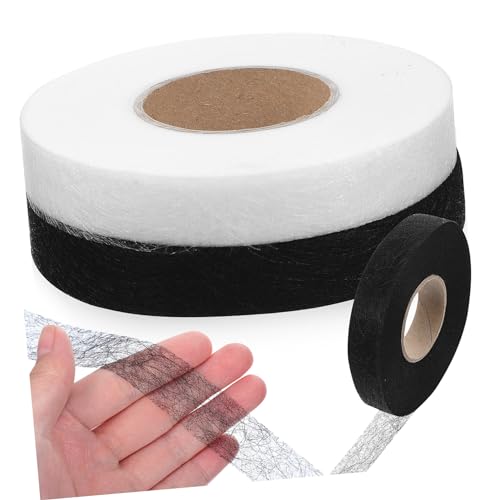 CIMAXIC 2 Rollen Hemmungsband Breit Bügelband für Stoffe Doppelseitiges Nahtband für Vorhänge und Kleidung Nahtloser Halt ohne Stark Klebend und Langlebig CIMAXIC 2 Rollen Hemmungsband Breit Bügelband für Stoffe Doppelseitiges Nahtband für Vorhänge und Kleidung Nahtloser Halt ohne Stark Klebend und Langlebig von CIMAXIC