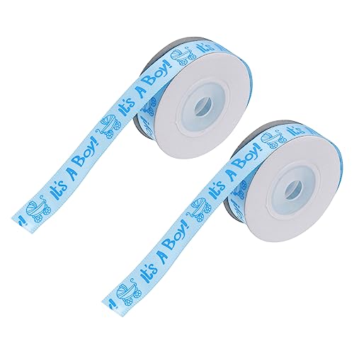 CIMAXIC 2 Rollen Jungen Geburtstag Band Party Pastell Blaues Band Dekorationen Spaß Schleife Geschenkband Geschenkverpackungsband Geburtstagsband Verpackungszubehör Polyester Blue CIMAXIC 2 Rollen Jungen Geburtstag Band Party Pastell Blaues Band Dekorationen Spaß Schleife Geschenkband Geschenkverpackungsband Geburtstagsband Verpackungszubehör Polyester Blue von CIMAXIC