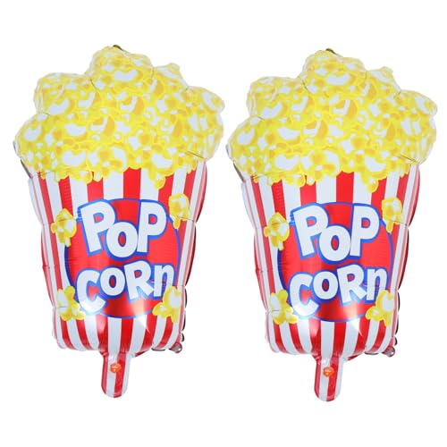 CIMAXIC 2 Stk Popcornballon Popcorn-Ballon Filmabend Dekoration folienballons Eisballons Weihnachtsballons Partydekorationen zum Thema Film Dekorationen für Filmmottopartys Aluminiumfolie CIMAXIC 2 Stk Popcornballon Popcorn-Ballon Filmabend Dekoration folienballons Eisballons Weihnachtsballons Partydekorationen zum Thema Film Dekorationen für Filmmottopartys Aluminiumfolie von CIMAXIC