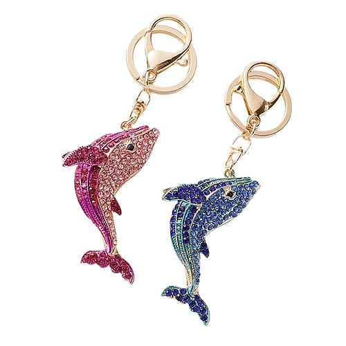 CIMAXIC 2 Stück Delphin-Schlüsselanhänger zum Aufhängen Bling Schlüssel Zubehör tierische bescherung schlüsselanhänger tier Autodeko charms anhänger Dekorative Schlüsselanhänger Legierung CIMAXIC 2 Stück Delphin-Schlüsselanhänger zum Aufhängen Bling Schlüssel Zubehör tierische bescherung schlüsselanhänger tier Autodeko charms anhänger Dekorative Schlüsselanhänger Legierung von CIMAXIC