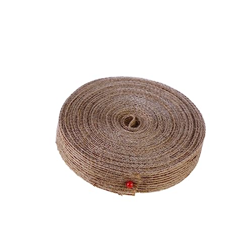 CIMAXIC 2 Stück Jute-gurtband Schleife Wickelband Nähen Geflochten Metzger Schnur Stoffdrahtband Leinen Makramee Natürliches Jutegarn Dekoration Bänder Zum Basteln Seile Klettband Juteband CIMAXIC 2 Stück Jute-gurtband Schleife Wickelband Nähen Geflochten Metzger Schnur Stoffdrahtband Leinen Makramee Natürliches Jutegarn Dekoration Bänder Zum Basteln Seile Klettband Juteband von CIMAXIC