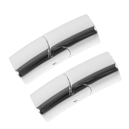 CIMAXIC 2 Stück Magnetschnallenarmbandzubehör Magnetische Schmuckverschlüsse Für Halsketten Magnetschnallen Für Halsketten Magnetverschlüsse Schmuckschnalle Silver Rostfreier Stahl CIMAXIC 2 Stück Magnetschnallenarmbandzubehör Magnetische Schmuckverschlüsse Für Halsketten Magnetschnallen Für Halsketten Magnetverschlüsse Schmuckschnalle Silver Rostfreier Stahl von CIMAXIC