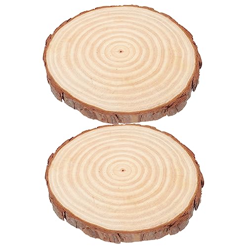 CIMAXIC 2 Stück Unbehandelte Holzscheiben für Bastelarbeiten Runde Holzplatten Diy Dekoration Dicke für Projekte und Kunsthandwerk CIMAXIC 2 Stück Unbehandelte Holzscheiben für Bastelarbeiten Runde Holzplatten Diy Dekoration Dicke für Projekte und Kunsthandwerk von CIMAXIC