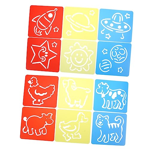 CIMAXIC 2 Stück Zeichenschablone Vorlage Kindergarten Bausatz Lieferungen Bausätze arts and crafts for Schablonen für Kinderhandwerk Schablone malen hohle Schablone CIMAXIC 2 Stück Zeichenschablone Vorlage Kindergarten Bausatz Lieferungen Bausätze arts and crafts for Schablonen für Kinderhandwerk Schablone malen hohle Schablone von CIMAXIC