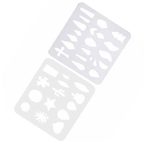 CIMAXIC 2 Stücke DIY Sammelalbum Zubehör große Schablonen zum Malen Ohrring-Vorlage Zeichnungsvorlagen geldgeschenke weihnachten muttertqgsgeschenk DIY-Zeichnung Ohrring-Schablonen Weiß CIMAXIC 2 Stücke DIY Sammelalbum Zubehör große Schablonen zum Malen Ohrring-Vorlage Zeichnungsvorlagen geldgeschenke weihnachten muttertqgsgeschenk DIY-Zeichnung Ohrring-Schablonen Weiß von CIMAXIC