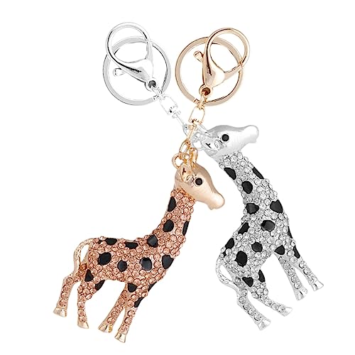 CIMAXIC Legierung Giraffe Schlüsselanhänger Accessoire Tier Schlüsselanhänger Metall Handwerk von CIMAXIC