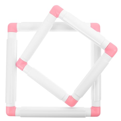 CIMAXIC 2 quadratische Stickrahmen: 6 x 6 Zoll und 8 x 8 Zoll, universelle Kunststoff-Schnapprahmen für Kreuzstich-Quilten – DIY-Nähwerkzeuge für das Handwerk CIMAXIC 2 quadratische Stickrahmen: 6 x 6 Zoll und 8 x 8 Zoll, universelle Kunststoff-Schnapprahmen für Kreuzstich-Quilten – DIY-Nähwerkzeuge für das Handwerk von CIMAXIC