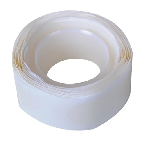 CIMAXIC 20 Rollen Ballonaufkleber transparent runde Punktballons Streifen mit Kleber Klebeband zum Einwickeln klebrig bastelzeug plakate dekoration poster Klebepunkte Klebeband kleben Weiß von CIMAXIC