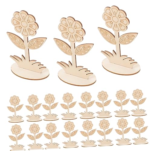 CIMAXIC 20 Stück Diy Holzblumen Ausschneideformen Blanko Holzscheiben für Malprojekte Basteln und Dekorationen für Partys und Zuhause CIMAXIC 20 Stück Diy Holzblumen Ausschneideformen Blanko Holzscheiben für Malprojekte Basteln und Dekorationen für Partys und Zuhause von CIMAXIC