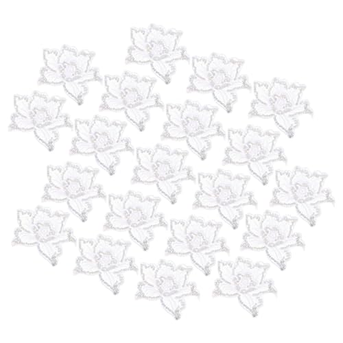 20 Stück Glänzende Blumenapplikationen Für Kleidung Stickerei Aufnäher Stoffdekor Applikation Zum Aufbügeln 20 Stück Glänzende Blumenapplikationen Für Kleidung Stickerei Aufnäher Stoffdekor Applikation Zum Aufbügeln von CIMAXIC