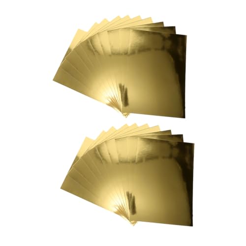 CIMAXIC 20 Stück Origami-Bastelpapier falten Herstellung Notizbuch Dekoration Farben Wohnung bastelmaterial Scrapbooking-Papier kreativpapier einfaches Faltpapier Kartonpapier Golden CIMAXIC 20 Stück Origami-Bastelpapier falten Herstellung Notizbuch Dekoration Farben Wohnung bastelmaterial Scrapbooking-Papier kreativpapier einfaches Faltpapier Kartonpapier Golden von CIMAXIC