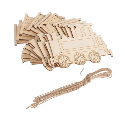 CIMAXIC 20 Stück Teiliges Holzpendel Zugform Kreative DIY Hängedekoration für Tür und Wand Party Accessoires für Unvergessliche CIMAXIC 20 Stück Teiliges Holzpendel Zugform Kreative DIY Hängedekoration für Tür und Wand Party Accessoires für Unvergessliche von CIMAXIC