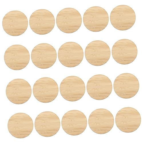CIMAXIC 20 Stück Unbemalte Runde Holzscheiben für DIY Malprojekte Praktische Haltbare Bastelmaterialien Naturholz für Kreative Aktivitäten CIMAXIC 20 Stück Unbemalte Runde Holzscheiben für DIY Malprojekte Praktische Haltbare Bastelmaterialien Naturholz für Kreative Aktivitäten von CIMAXIC