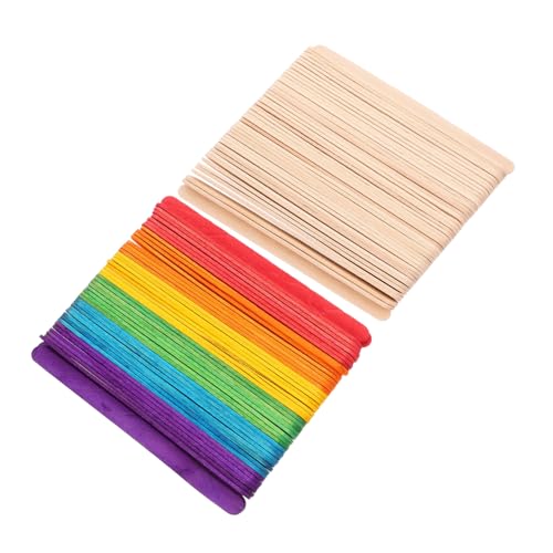 CIMAXIC 200 Stück Bunte Jumbo Holzstäbchen zum Basteln Extra Farbenfrohe Eisstiele Robust und Wiederverwendbar für Diy Kunstprojekte Kreativität und Schulbedarf CIMAXIC 200 Stück Bunte Jumbo Holzstäbchen zum Basteln Extra Farbenfrohe Eisstiele Robust und Wiederverwendbar für Diy Kunstprojekte Kreativität und Schulbedarf von CIMAXIC