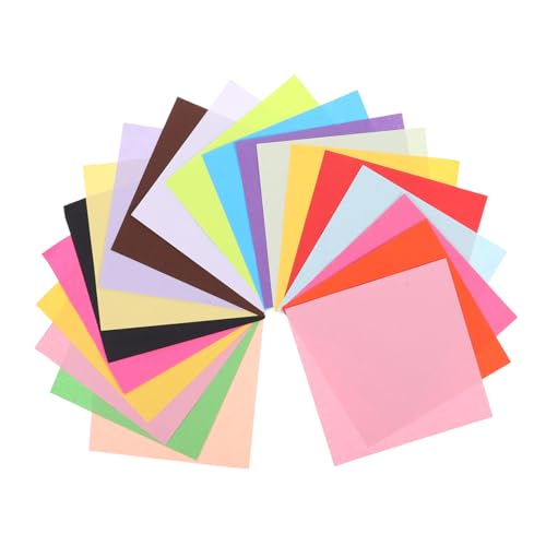 CIMAXIC 200 Stück Origami -papierschnitt Origami Für Bastelpapier Papier-origami Diy Handgeschöpftes Papierschneiden Bunt Farbiges Zeichenpapier Papierhandwerk Für von CIMAXIC