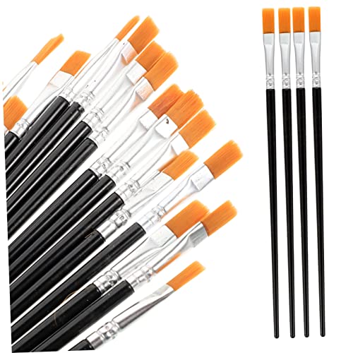 CIMAXIC 200 Stück Pigmentmischung Malerei Pinsel-Kit Kunstpinsel Malpinsel mit Flacher Spitze dünn für aquarellpinsel Flache Spitze Pigmentpinsel Flacher Pinsel Nylon Black CIMAXIC 200 Stück Pigmentmischung Malerei Pinsel-Kit Kunstpinsel Malpinsel mit Flacher Spitze dünn für aquarellpinsel Flache Spitze Pigmentpinsel Flacher Pinsel Nylon Black von CIMAXIC