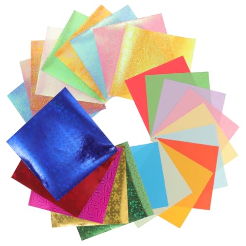 CIMAXIC 200Stücke Farbige Bastelpapiere DIY Origami Faltpapier Glänzende und Glitzernde Malpapiere für Bastelprojekte für Erwachsene CIMAXIC 200Stücke Farbige Bastelpapiere DIY Origami Faltpapier Glänzende und Glitzernde Malpapiere für Bastelprojekte für Erwachsene von CIMAXIC