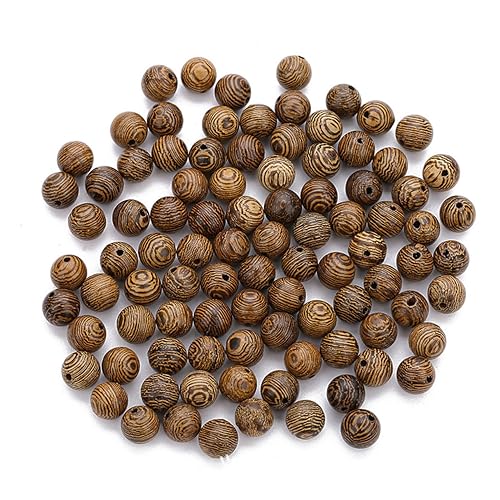 CIMAXIC 200Stücke Holzperlen Runde DIY Bastelperlen Natürlichem Holz Schmuckzubehör für Armbänder Halsketten und Ohrringe Materialien für Ihr Handwerk CIMAXIC 200Stücke Holzperlen Runde DIY Bastelperlen Natürlichem Holz Schmuckzubehör für Armbänder Halsketten und Ohrringe Materialien für Ihr Handwerk von CIMAXIC