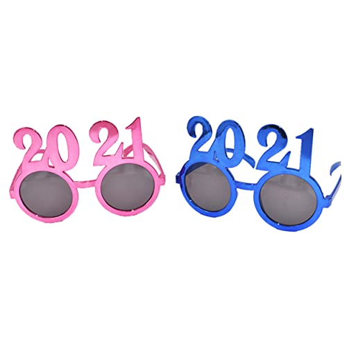 CIMAXIC 2021 Abschlussball Geschenke Strumpffüller farbige Brille Silvester-Party-Sonnenbrille Gläser lustige Brille Brillenfotografie Modellieren Requisiten Rotweinglas von CIMAXIC
