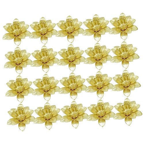 CIMAXIC 20Stücke Blütenförmige Spacer Perlen Reinem DIY Schmuck Zubehör für Armbänder und Haarnadeln für Projekte und Goldene Farbe CIMAXIC 20Stücke Blütenförmige Spacer Perlen Reinem DIY Schmuck Zubehör für Armbänder und Haarnadeln für Projekte und Goldene Farbe von CIMAXIC