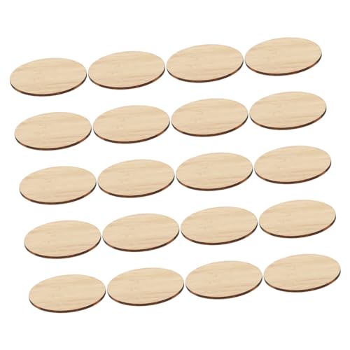 CIMAXIC 20Stücke Unvollendete Runde Chips für DIY Malerei für Bastelprojekte Geschenkanhänger und Dekorationen zu Besonderen Anlässen CIMAXIC 20Stücke Unvollendete Runde Chips für DIY Malerei für Bastelprojekte Geschenkanhänger und Dekorationen zu Besonderen Anlässen von CIMAXIC