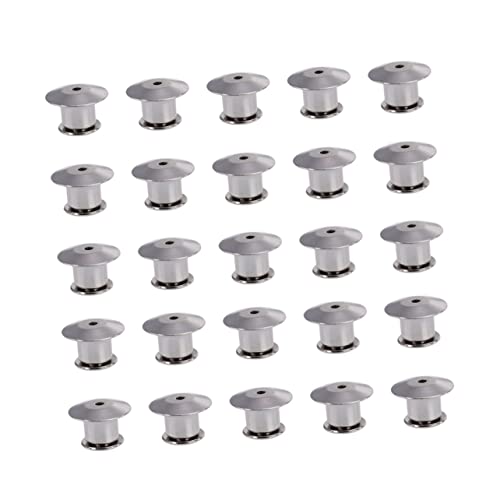 CIMAXIC 25Stücke Silber Verschlussbolzen für Broschen und Abzeichen Stifthalter Zubehör mit Sicherem Halt Einfach zu Bedienen Robustes Metall für DIY Schmuckherstellung CIMAXIC 25Stücke Silber Verschlussbolzen für Broschen und Abzeichen Stifthalter Zubehör mit Sicherem Halt Einfach zu Bedienen Robustes Metall für DIY Schmuckherstellung von CIMAXIC