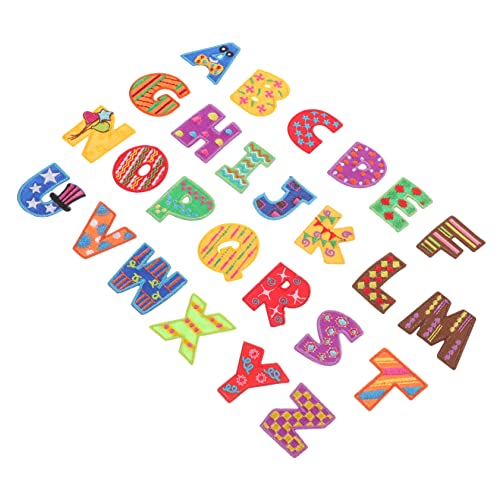CIMAXIC 26 Stück Gestickte Alphabet -stoffaufkleber Patch Reparaturflicken Dekorieren Bestickt Aufnäher Für Kleidungsapplikationen Nähen Handwerk Flicken Für Kleidung Flecken Polyester CIMAXIC 26 Stück Gestickte Alphabet -stoffaufkleber Patch Reparaturflicken Dekorieren Bestickt Aufnäher Für Kleidungsapplikationen Nähen Handwerk Flicken Für Kleidung Flecken Polyester von CIMAXIC