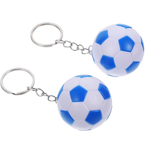 CIMAXIC 2Stücke Blauer Fußball Schlüsselanhänger Kreatives für Kinderpartys Schulkarneval und Besondere Anlässe als Dekoration für Taschen und Schlüssel CIMAXIC 2Stücke Blauer Fußball Schlüsselanhänger Kreatives für Kinderpartys Schulkarneval und Besondere Anlässe als Dekoration für Taschen und Schlüssel von CIMAXIC