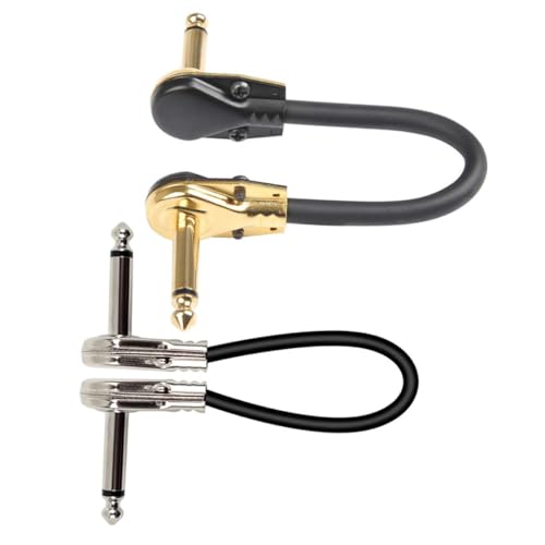 CIMAXIC 2Stücke Patch Kabel für Gitarre Flaches Design für Musikinstrumente Gitarren und Bass Professionelles Audiokabel für Effekte CIMAXIC 2Stücke Patch Kabel für Gitarre Flaches Design für Musikinstrumente Gitarren und Bass Professionelles Audiokabel für Effekte von CIMAXIC
