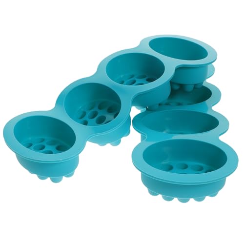 CIMAXIC 2Stücke Silikon Seifenform Teilig Ovaler Massage Seifenmolder für DIY Handseifen Flexible und Langlebige Silikonformen für Seifenherstellung Kerzen und Mehr von CIMAXIC