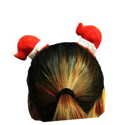 CIMAXIC 2St Weihnachtsleuchtende Haarspange leuchtende Haarnadel Haarspangen Haarklammer weihnachtliches leuchtendes Haar-Accessoire Weihnachtsspange Weihnachten rot von CIMAXIC