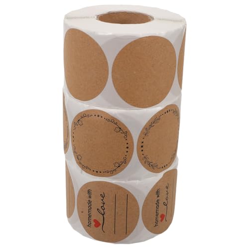 CIMAXIC 3 Kraft-Code-Punktaufkleber – Farbcodierungsetiketten – runde, leere Aufkleber – entfernbare, beschreibbare Kreis-Klebeetiketten zum Organisieren und Markieren, 8,5 cm CIMAXIC 3 Kraft-Code-Punktaufkleber – Farbcodierungsetiketten – runde, leere Aufkleber – entfernbare, beschreibbare Kreis-Klebeetiketten zum Organisieren und Markieren, 8,5 cm von CIMAXIC