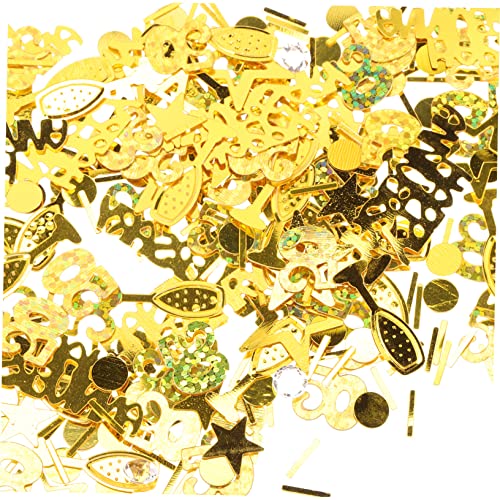 3 Packungen 50 Jahre Jubiläum 50-jähriges Jubiläum Hochzeitsdekorationen für Tische Golddekor Ornament Dekorationen zum 50-jährigen Jubiläum Konfetti- von CIMAXIC