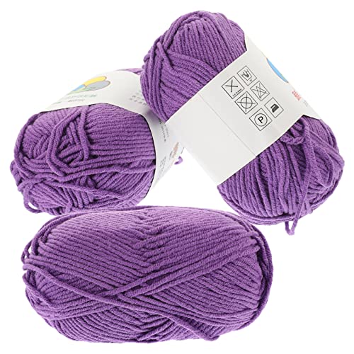 CIMAXIC 3 Rollen Baumwollgarn Weiches und Hautfreundliches Strickgarn für DIY Projekte Häkeln von Kleidung Schals Mützen und Mehr pro Rolle Vielseitig Einsetzbar Farben CIMAXIC 3 Rollen Baumwollgarn Weiches und Hautfreundliches Strickgarn für DIY Projekte Häkeln von Kleidung Schals Mützen und Mehr pro Rolle Vielseitig Einsetzbar Farben von CIMAXIC
