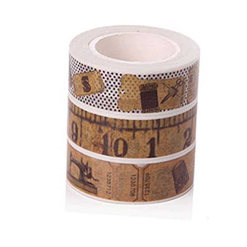 CIMAXIC 3 Stück Buchalbum Klebeband Streifen farbig Papier schmücken Zeitschrift bastelset basteln für bastelsets für Klebebandrolle Sammelklebeband tagebuch klebeband CIMAXIC 3 Stück Buchalbum Klebeband Streifen farbig Papier schmücken Zeitschrift bastelset basteln für bastelsets für Klebebandrolle Sammelklebeband tagebuch klebeband von CIMAXIC