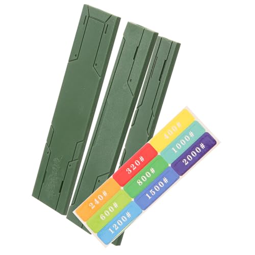 CIMAXIC 3 Stücke Modellschleifstab Strand Maschine Sandkasten Schwimmbad Schleifen Sandblock Nass-trocken-schleifpapier-sortiment Schleifer Schleifpapier Dark Green Acryl CIMAXIC 3 Stücke Modellschleifstab Strand Maschine Sandkasten Schwimmbad Schleifen Sandblock Nass-trocken-schleifpapier-sortiment Schleifer Schleifpapier Dark Green Acryl von CIMAXIC