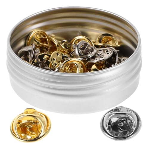 CIMAXIC 30 Sätze Kupplungs-Krawattennadel Butterfly-Kupplungsträger leere Stiftschlösser Metallverschlüsse Emaille-Stifte mit Verschluss Krawattennadeln für Schmetterlingskupplungen Eisen CIMAXIC 30 Sätze Kupplungs-Krawattennadel Butterfly-Kupplungsträger leere Stiftschlösser Metallverschlüsse Emaille-Stifte mit Verschluss Krawattennadeln für Schmetterlingskupplungen Eisen von CIMAXIC