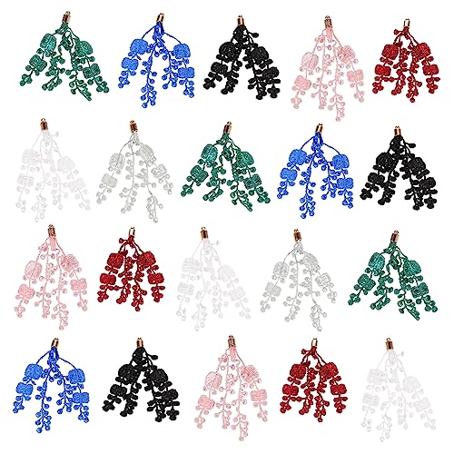 CIMAXIC 32 Stück Zubehör Für Quaste-ohrringe Schmuck Silber Groß Ohrring Zubehör Selber Machen Ohrringe Quaste Diy-material Quastendekor Diy-quastenmaterial Ohrringe-zubehör Plastik von CIMAXIC