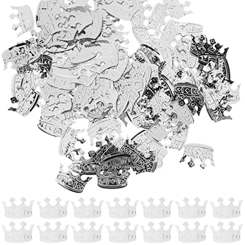 CIMAXIC 4 Packungen Konfetti Partyteller Geburtstagsfeierdekorationen Hochzeit Fiesta Silber Planke Geburtstagsdekorationen Golden Esstisch Babykrone Golddekoration Neon Pvc Silver CIMAXIC 4 Packungen Konfetti Partyteller Geburtstagsfeierdekorationen Hochzeit Fiesta Silber Planke Geburtstagsdekorationen Golden Esstisch Babykrone Golddekoration Neon Pvc Silver von CIMAXIC