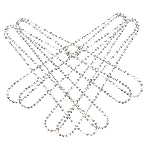 CIMAXIC 4 Stück Bead Chains für Diy Armbänder und Anhänger Hochwertige Titanium Stahl Schmuckketten für Bastelprojekte CIMAXIC 4 Stück Bead Chains für Diy Armbänder und Anhänger Hochwertige Titanium Stahl Schmuckketten für Bastelprojekte von CIMAXIC