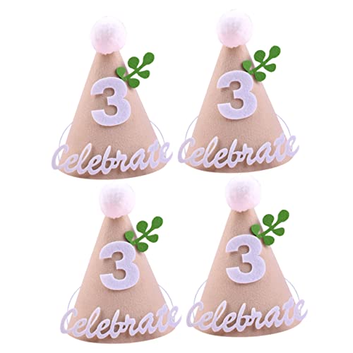 CIMAXIC 4 Stück Non Woven Partyhut stirnbänder Kindermütze party kinderparty käppis für happy birthday tortendeko Kopfbedeckungen für Kindergeburtstage Geburtstagshut CIMAXIC 4 Stück Non Woven Partyhut stirnbänder Kindermütze party kinderparty käppis für happy birthday tortendeko Kopfbedeckungen für Kindergeburtstage Geburtstagshut von CIMAXIC