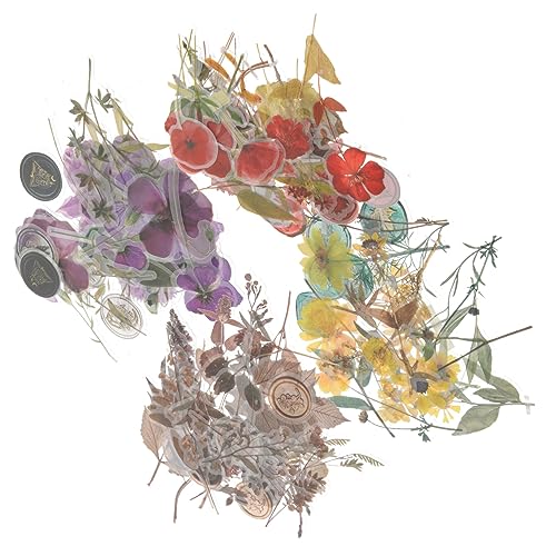 CIMAXIC 4 Trockenblumenaufkleber Sammelalbum dekorativer Aufkleber Sammelalbum liefert Kit Journal Scrapbooking Kit Sammelalbum liefert Papier Scrapbook liefert Kits getrocknete Blumen CIMAXIC 4 Trockenblumenaufkleber Sammelalbum dekorativer Aufkleber Sammelalbum liefert Kit Journal Scrapbooking Kit Sammelalbum liefert Papier Scrapbook liefert Kits getrocknete Blumen von CIMAXIC